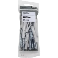 KARWEI Nylonplug 8x50mm + uni 5x60mm 10ST