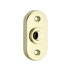 Intercoms & Deurbellen|Elektronische Beveiliging > KARWEI ovaal messing