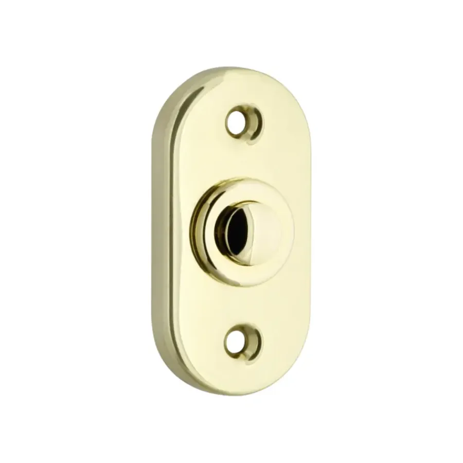 Intercoms & Deurbellen|Elektronische Beveiliging > KARWEI ovaal messing