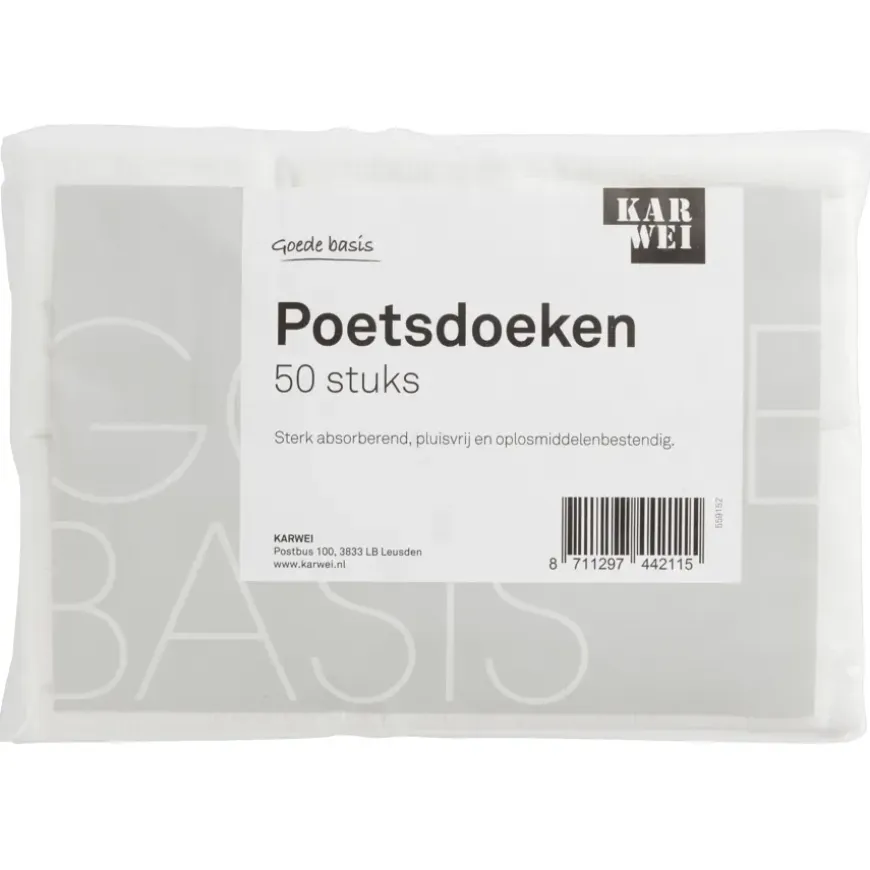 KARWEI poetsdoek 50 stuks