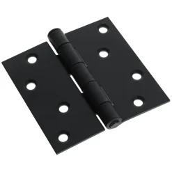 Scharnieren|Deurscharnieren > KARWEI Scharnier met losse pen 90x90 mm zwart - 2 stuks