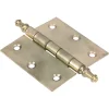 Scharnieren|Deurscharnieren > KARWEI Scharnier vaaskop brons vermessingd 75x75 mm - 2 stuks