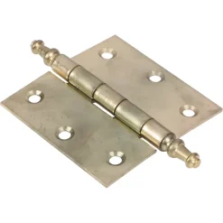 Scharnieren|Deurscharnieren > KARWEI Scharnier vaaskop brons vermessingd 75x75 mm - 2 stuks