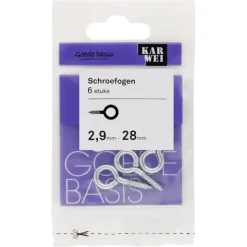 KARWEI Schroefogen verzinkt 2,9mm - 28mm 6st.