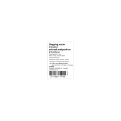 KARWEI slagplug 6x40mm/ 3,7x45mm 10ST