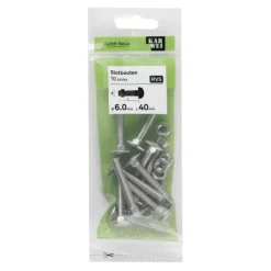 KARWEI slotbout rvs 6x40 mm (10 stuks)