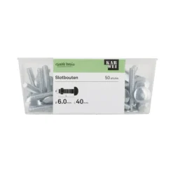 KARWEI slotbout verzinkt 6x40 mm (50 stuks)