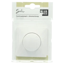 Dimmers|Inbouw Schakelmateriaal > KARWEI Solis centraalplaat dimmer wit