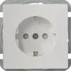 Inbouw Schakelmateriaal|Stopcontacten & Overige Contactdozen > KARWEI Solis enkel wandcontactdoos wit