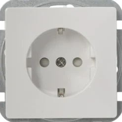 Inbouw Schakelmateriaal|Stopcontacten & Overige Contactdozen > KARWEI Solis enkel wandcontactdoos wit