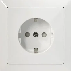 Inbouw Schakelmateriaal|Stopcontacten & Overige Contactdozen > KARWEI Solis enkel wandcontactdoos wit