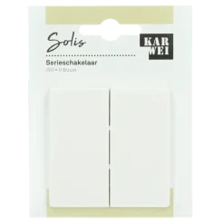 Schakelaars|Stopcontacten & Overige Contactdozen > KARWEI Solis serieschakelaar wit
