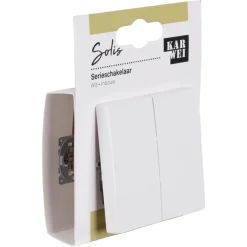 Schakelaars|Stopcontacten & Overige Contactdozen > KARWEI Solis serieschakelaar wit