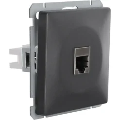 Inbouw Schakelmateriaal|Stopcontacten & Overige Contactdozen > KARWEI Solis Wandcontactdoos UTP Antraciet