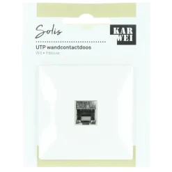 Inbouw Schakelmateriaal|Stopcontacten & Overige Contactdozen > KARWEI Solis Wandcontactdoos UTP Wit