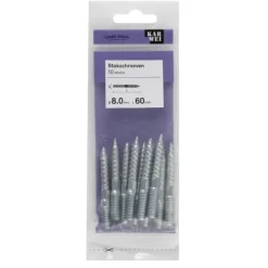 KARWEI stokschroef 8x60 mm (10 stuks)