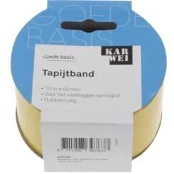 Overige Tape > KARWEI tapijtband dubbelzijdig 10 m x 50 mm