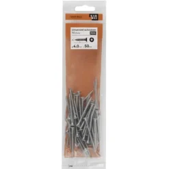 KARWEI unischroef platkop rvs 4x50 mm (50 stuks)