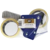 Verpakkingstape > KARWEI verpakkingstape transparant 48 mm x 50 m (2 rollen) met dispenser