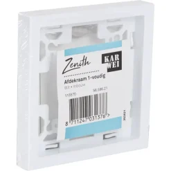 Afdekramen|Inbouw Schakelmateriaal > KARWEI Zenith afdekraam 1-voudig wit