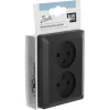 Inbouw Schakelmateriaal|Stopcontacten & Overige Contactdozen > KARWEI Zenith Dubbel Stopcontact Mat Zwart