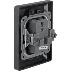 Inbouw Schakelmateriaal|Stopcontacten & Overige Contactdozen > KARWEI Zenith Dubbel Stopcontact Mat Zwart