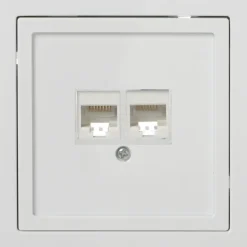 Inbouw Schakelmateriaal|Stopcontacten & Overige Contactdozen > KARWEI Zenith Wandcontactdoos UTP Wit