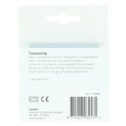 Schakelaars > KARWEI Zenith wisselschakelaar wit