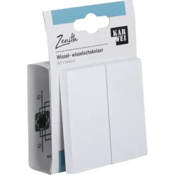 Schakelaars > KARWEI Zenith wissel-wisselschakelaar wit