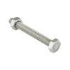 KARWEI zeskantbout voldraad rvs M10x25 mm 8 stuks