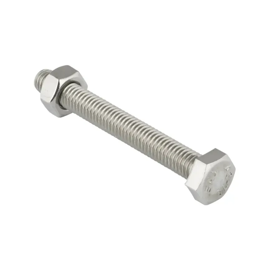 KARWEI zeskantbout voldraad rvs M8x35 mm 8 stuks