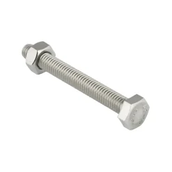 KARWEI zeskantbout voldraad rvs M8x30 mm 10 stuks