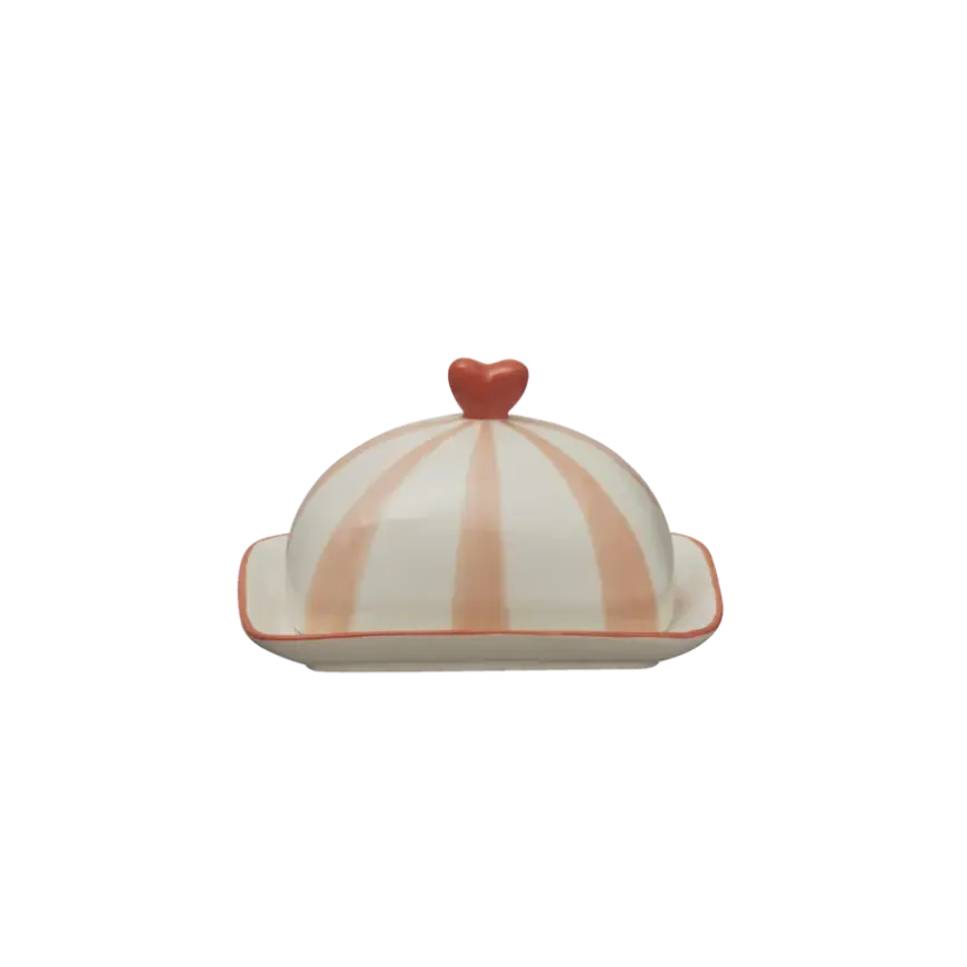 Keramieken botervloot 16,5x13x10cm