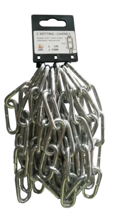 Ketting gesmeed korte schakel 2 meter