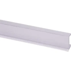 Kunststofprofielen|Overgangsprofielen > Geen Keukenplintprofiel kunststof 9.5x20mm transparant lengte 260cm