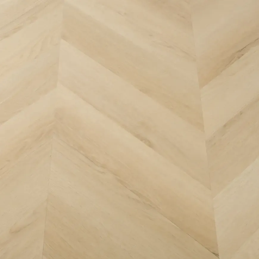 Kleurstaal click PVC Hongaarse punt beige eiken houtlook