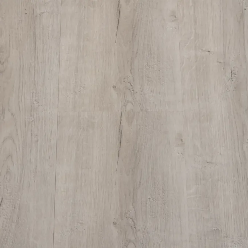 Kleurstaal Karwei click PVC Primera lichtgrijs eiken houtlook