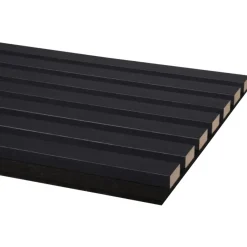 Akoestische Wandpanelen|Kleurstalen > CanDo Kleurstaal lattenwand Decowall Acoustic lava eiken 25x30cm