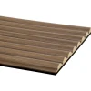 Akoestische Wandpanelen|Kleurstalen > CanDo Kleurstaal lattenwand Decowall Acoustic Curve walnoot 25x30cm