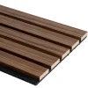 Akoestische Wandpanelen|Kleurstalen > CanDo Kleurstaal lattenwand Decowall Advanced walnoot 25x30cm