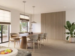 Akoestische Wandpanelen|Kleurstalen > CanDo Kleurstaal lattenwand Decowall Advanced natuur eiken 25x30cm