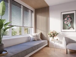 Akoestische Wandpanelen|Kleurstalen > CanDo Kleurstaal lattenwand Decowall Acoustic natuur eiken 25x30cm