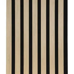 Akoestische Wandpanelen|Kleurstalen > CanDo Kleurstaal lattenwand Decowall Acoustic natuur eiken 25x30cm