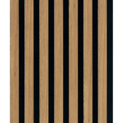 Akoestische Wandpanelen|Kleurstalen > CanDo Kleurstaal lattenwand Decowall Acoustic brons eiken 25x30cm