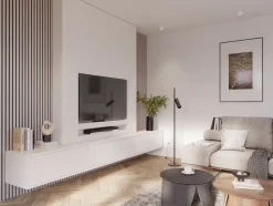 Akoestische Wandpanelen|Kleurstalen > CanDo Kleurstaal lattenwand Decowall Acoustic grijs eiken 25x30 cm
