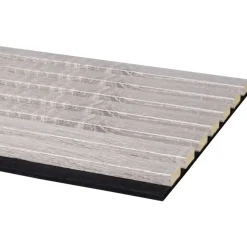 Akoestische Wandpanelen|Kleurstalen > CanDo Kleurstaal lattenwand Decowall Acoustic grijs eiken 25x30 cm