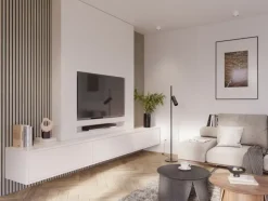 Akoestische Wandpanelen|Kleurstalen > CanDo Kleurstaal lattenwand Decowall Acoustic vergrijsd eiken 25x30cm