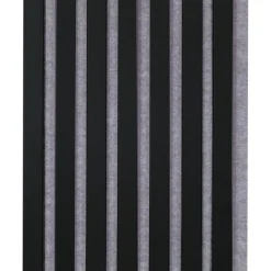 Akoestische Wandpanelen|Kleurstalen > CanDo Kleurstaal lattenwand Decowall Acoustic zwart 25x30cm