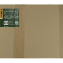 Akoestische Wandpanelen|Kleurstalen > CanDo Kleurstaal lattenwand Decowall Acoustic zwart 25x30cm