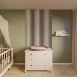 Akoestische Wandpanelen|Kleurstalen > CanDo Kleurstaal lattenwand Decowall Acoustic eiken 25x30cm